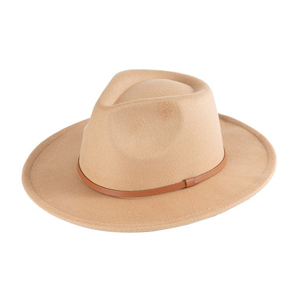 Classic Suede Felt Fedora Hat