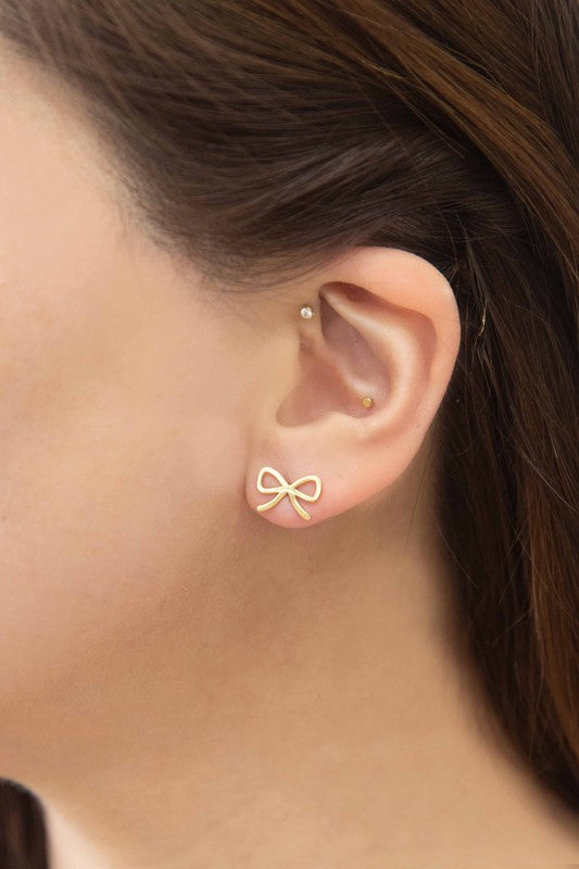 Bow Stud Earrings