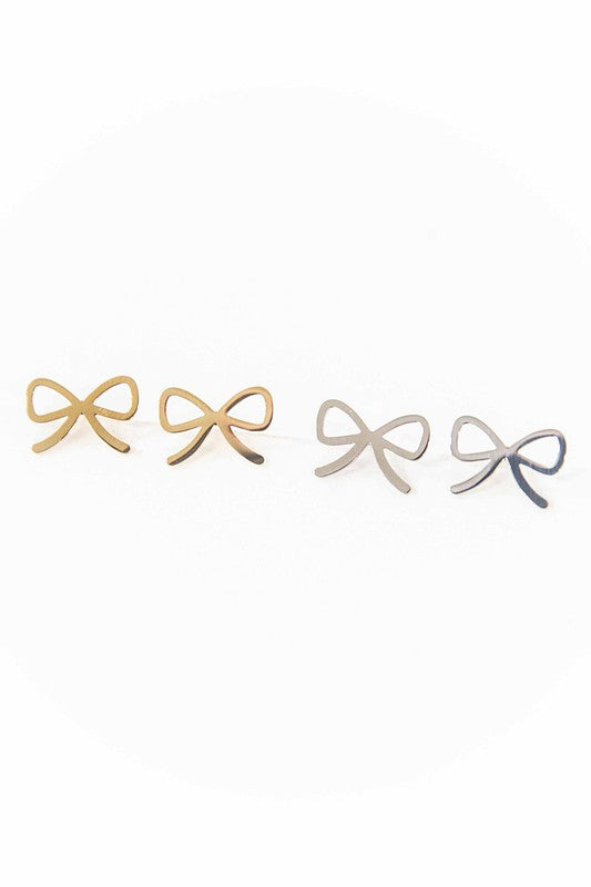 Bow Stud Earrings