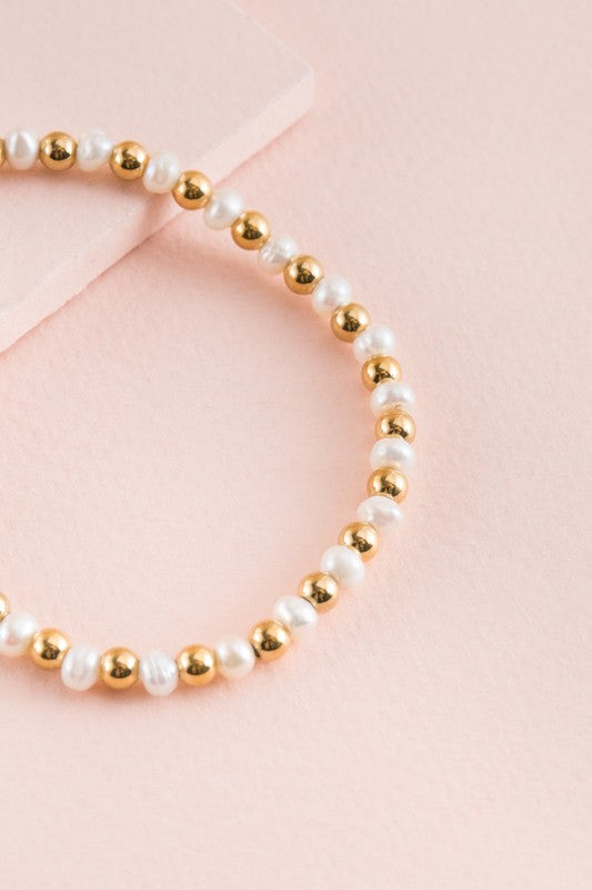 Pearly Golds Bracelet