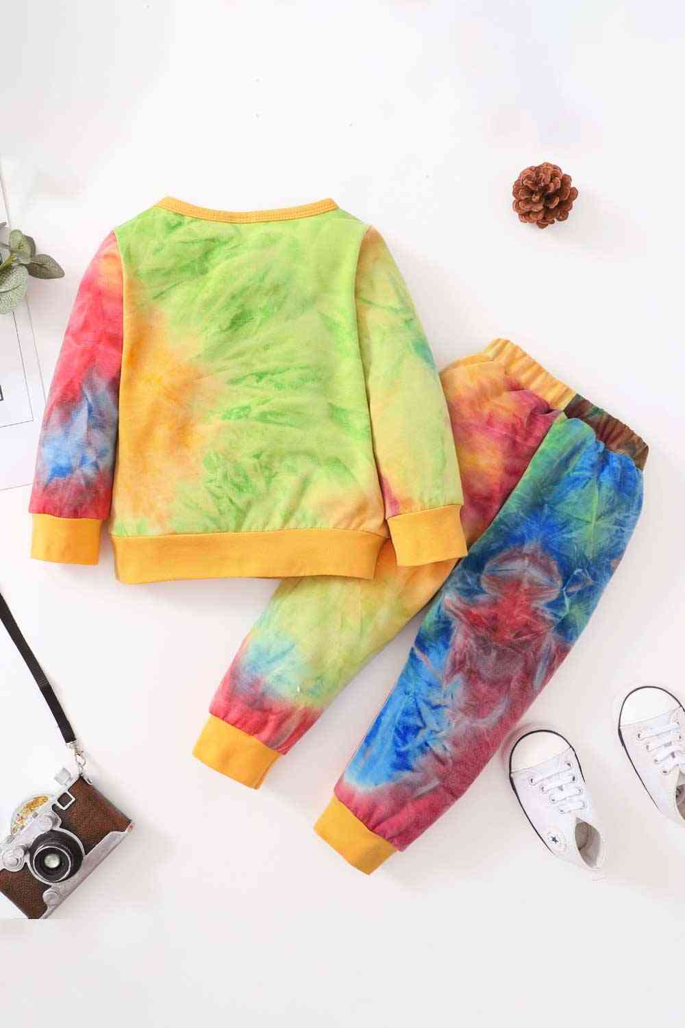 Keke Tie-Dye Top & Joggers Set