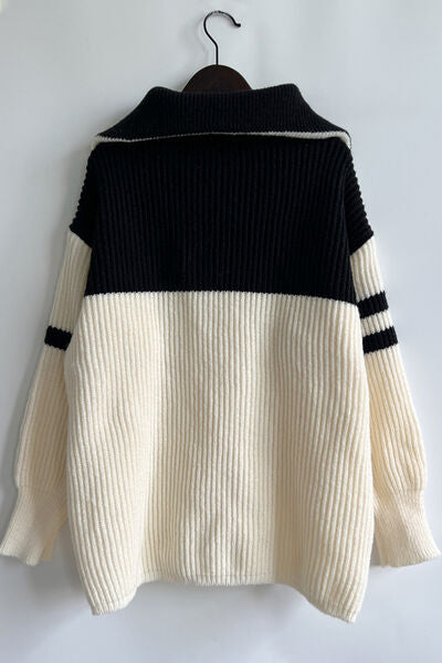 Sailor Half-Zip Sweater