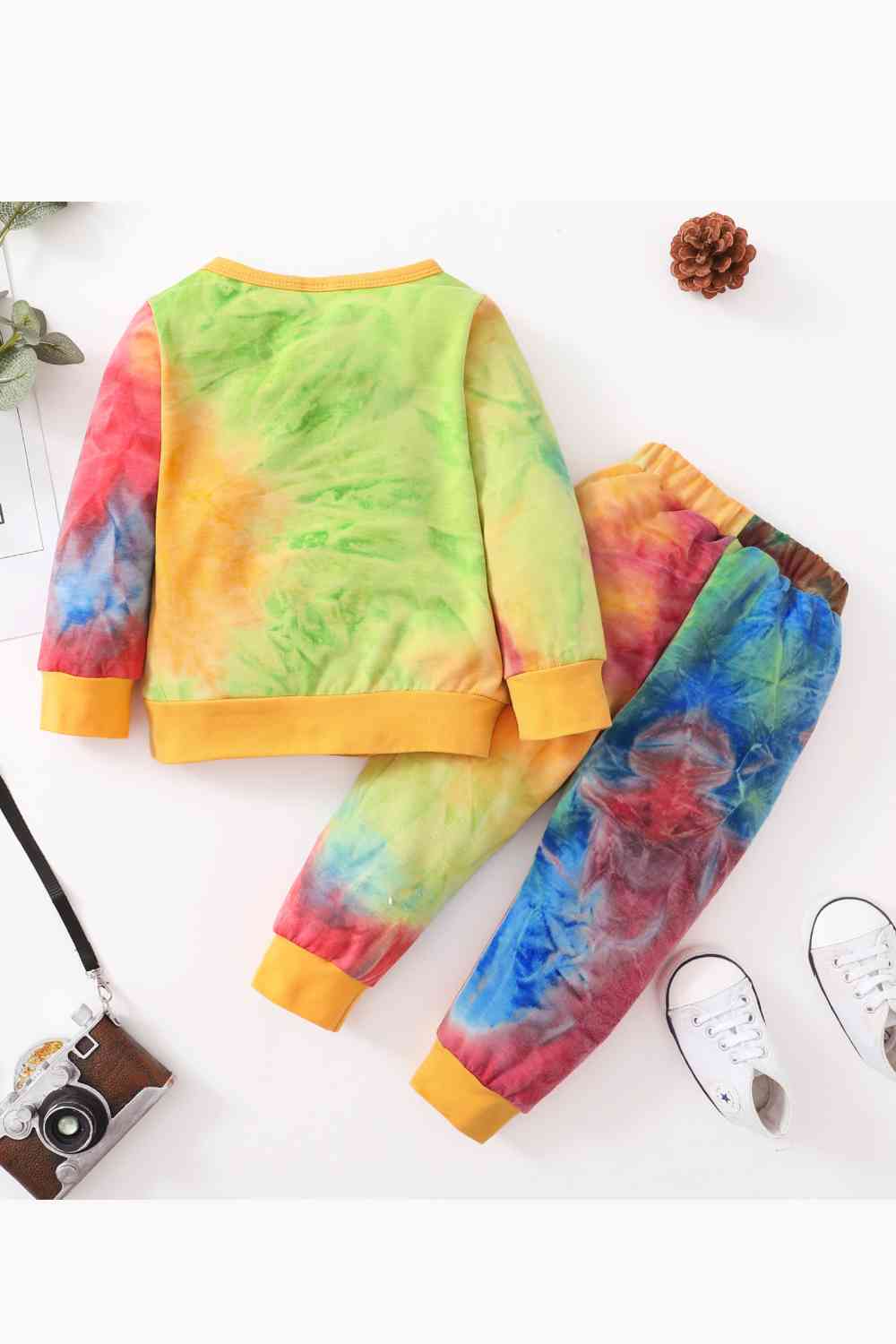 Keke Tie-Dye Top & Joggers Set