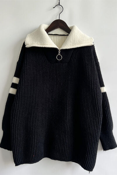 Sailor Half-Zip Sweater