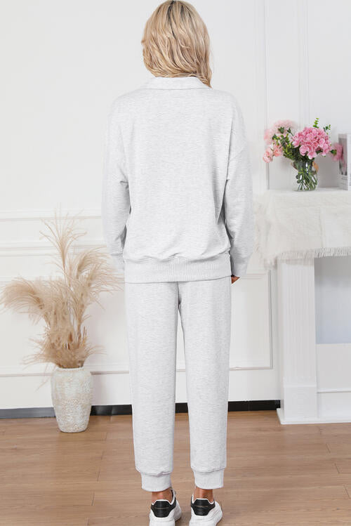 Hadley Half-Zip Sweatshirt & Sweatpants Set