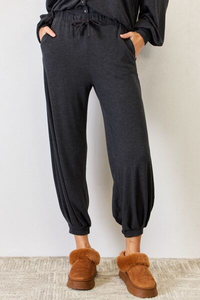 Hayes Ultra Soft High Waist Drawstring Lounge Joggers