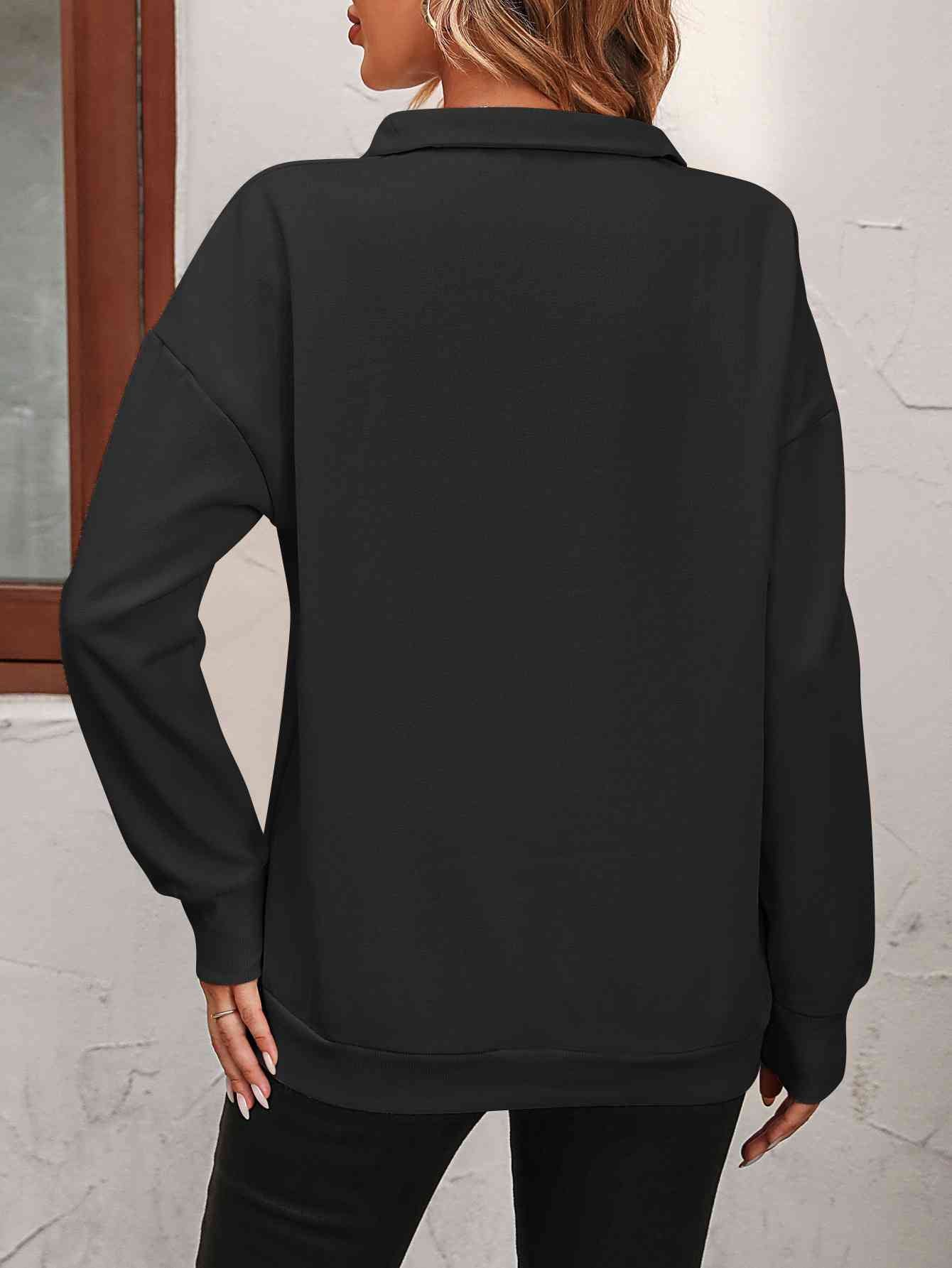 Steph Half Zip Sweatshirt