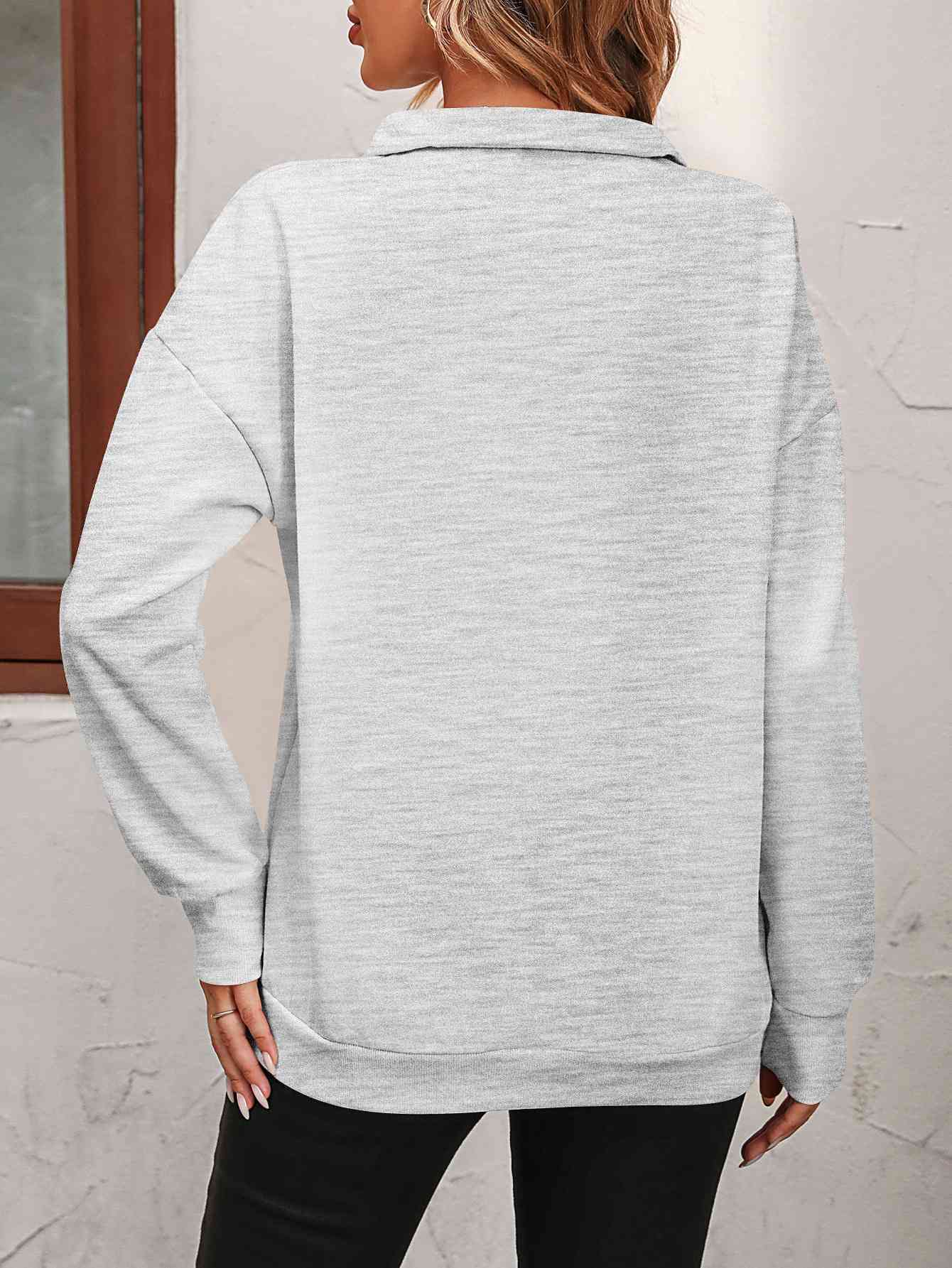 Steph Half Zip Sweatshirt