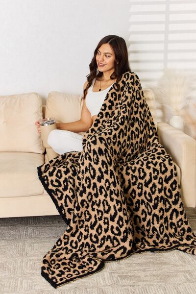 Cozy Leopard Throw Blanket