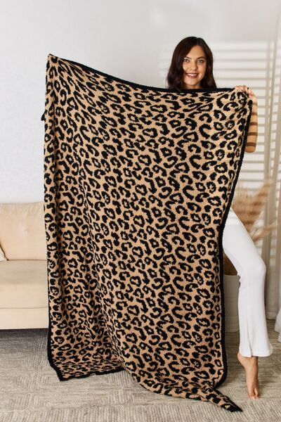 Cozy Leopard Throw Blanket