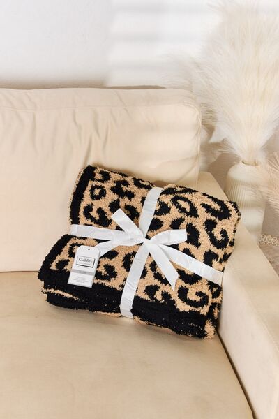 Cozy Leopard Throw Blanket