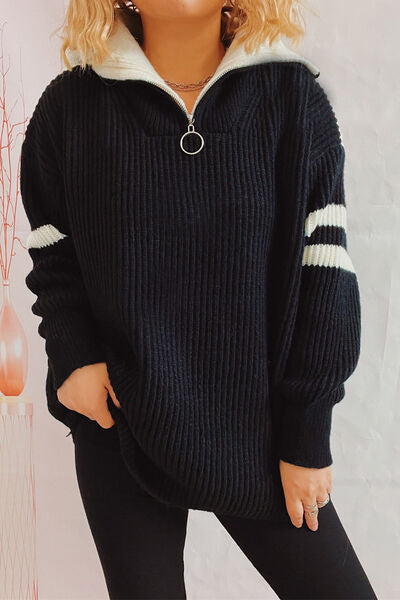 Sailor Half-Zip Sweater