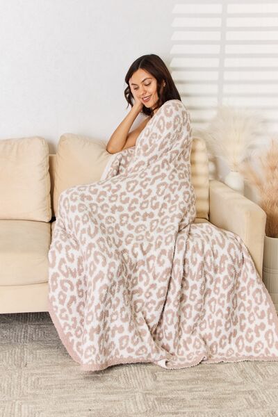 Cozy Leopard Throw Blanket