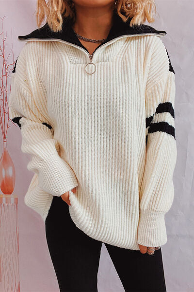 Sailor Half-Zip Sweater