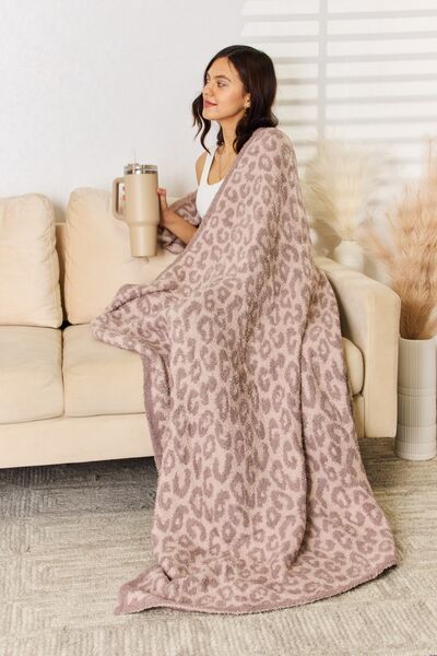 Cozy Leopard Throw Blanket