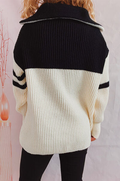 Sailor Half-Zip Sweater