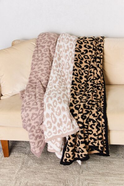 Cozy Leopard Throw Blanket